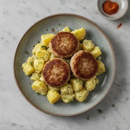 Frikadellen mit Kartoffelsalat