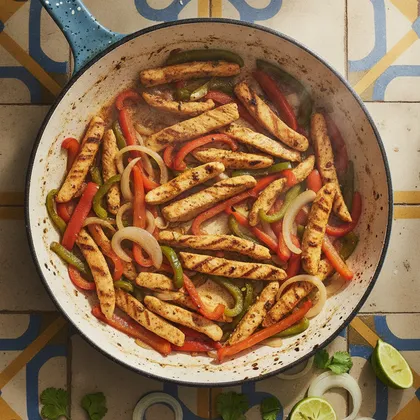 Hähnchen-Fajitas