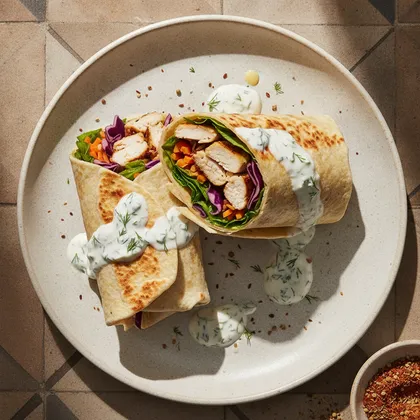 Hähnchen-Wraps