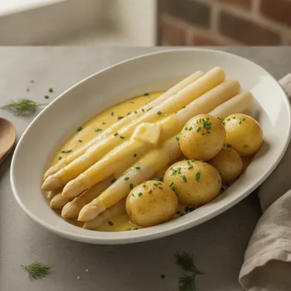 Spargel mit Sauce Hollandaise